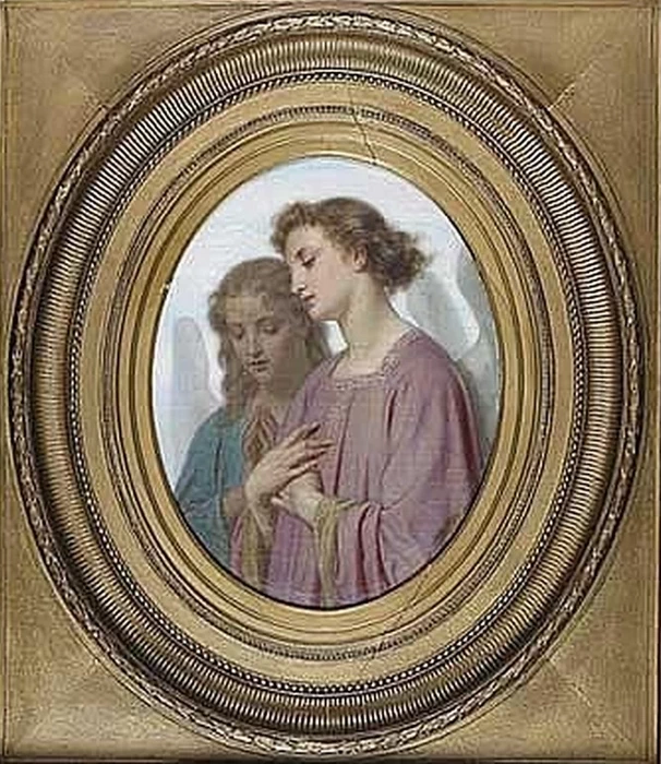 Due angeli in adorazione